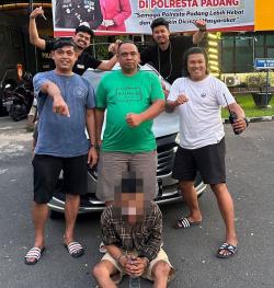 Tak Sampai 2 Jam, Polisi Tangkap Pencuri Mobil di Padang, Barang Bukti Diamankan