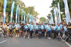 Gowes 456 KM Rayakan HJL ke-456, Puluhan Goweser Jelajahi 27 Kecamatan Lamongan