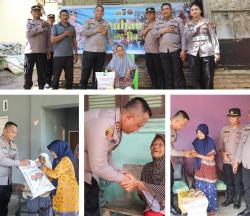 Jumat Berkah, Kapolres Batu Bara AKBP Doly Nainggolan Beri Bantuan Sembako Untuk Kaum Dhuafa dan Lan