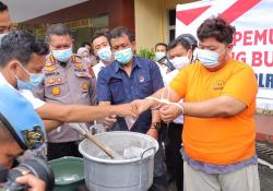 Polresta Palu Musnahkan 2,4 Kg Sabu, Hasil Pengungkapan Jaringan Narkoba