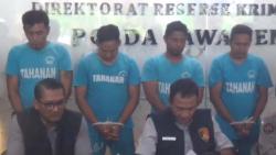 Rusak dan Curi Aset PT KAI, 4 Oknum Anggota Ormas Grib Jaya Semarang Dicokok Polda Jateng