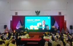 Anies Baswedan Isi Kuliah Umum di Uniku, Soroti soal Krisis Lingkungan