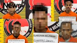 Gerebek Narkoba Polres Belawan: Empat Pengedar dan Satu Pengguna Diciduk