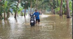 Diguyur Hujan Deras, Sejumlah Kecamatan di Pangandaran Diterjang Banjir