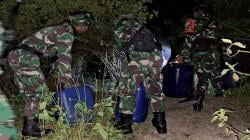 Satgas Pamtas RI-RDTL Gagalkan Penyelundupan 240 Liter BBM ke Negara Tetangga