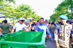 Wabup Darmawangsyah ‘Patroli Sampah’ di CFD, Gowa Annangkasi Bukan Slogan Belaka