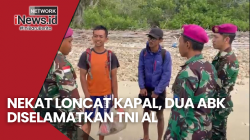 Nekat Loncat Kapal, Dua ABK Diselamatkan TNI AL