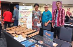 IAKN Ambon Perkenalkan Instrumen Musik BALAGA di Darwin Fusion 2025