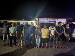 Meresahkan,10 Preman Jalanan Diringkus di Perbatasan Sumbar-Riau