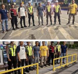 Antisipasi Gangguan Kamtibmas, Kapolsek Medang Deras AKP A.H. Sagala Galar Patroli Malam