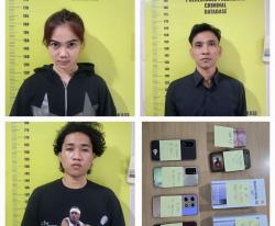 Satreskrim Polrestabes Palembang Ringkus Tiga Tersangka Pemerasan di Rimba Kemuning