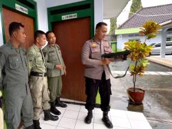 Pabin Dan Wakil Administratur KPH Gundih Periksa Senjata Anggota Polhut, Pastikan Layak Digunakan