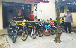 Polsek Cilimus Gagalkan Aksi Balap Liar di Jalan Lingkar Timur, 8 Motor Diamankan