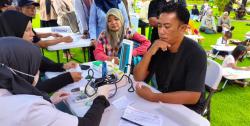 Berkontribusi Positif Non Transportasi, KAI Daop 7 Gelar Baksos Pengobatan Gratis dan Donor Darah