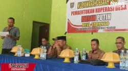 Koperasi Merah Putih Tapango Resmi Dikukuhkan, Warga Didorong Gabung dan Kembangkan Usaha Desa