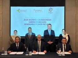 PT Garam, Pupuk Indonesia dan ACWA Power Jalin Kerja, Kembangkan Proyek Garuda Green Hydrogen