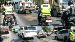 Satlantas Sergai Sigap Tangani Tumpahan Oli di Jalinsum, Cegah Kecelakaan Beruntun
