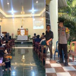 Ibadah Kenaikan Isa Almasih Tahun 2025, Polisi Berikan Pengamanan di GPIB Negeri Agung