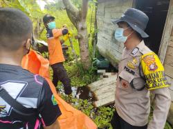 Polresta Palangka Raya Selidiki Penemuan Jasad Lansia yang ditemukan di depan Gubuk