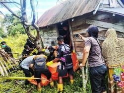 Seorang Kakek di Palangka Raya Ditemukan Tewas Membusuk di Depan Gubuk 
