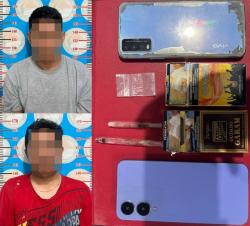 Polres Majene Bekuk Dua Pelaku Sabu, Barang Bukti Diamankan