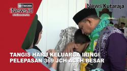 Tangis Haru Keluarga Iringi Pelepasan 369 JCH Aceh Besar