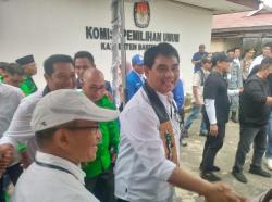 Diiringi Ratusan Pendukung, Shalahuddin-Felix Daftar Cabup-Cawabup Barito Utara