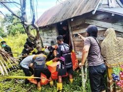 Lansia 81 Tahun Ditemukan Tewas Membusuk di Depan Gubuk di Palangka Raya