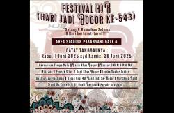 Hari Jadi Bogor ke-543, Ini Aneka Festival PENA Foundation di Stadion Pakansari 11-26 Juni