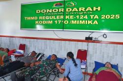 Satgas TMMD Gelar Aksi Donor Darah, Wujud Kepedulian untuk Kemanusiaan