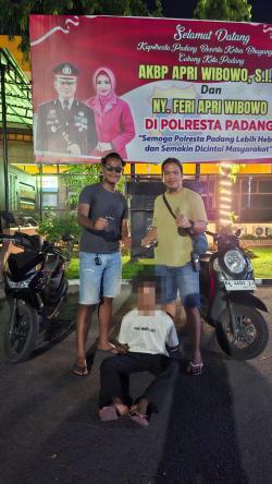 Buser Polresta Padang Tangkap Pelaku Curanmor di Kawasan Jembatan Siti Nurbaya