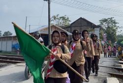 Latih Ketahanan Mental dan Fisik, Pramuka Penegak MA Sunniyyah Selo Mengembara ke Sendang Coyo
