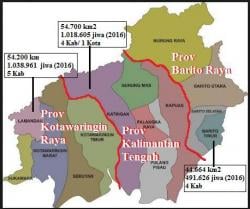 Wacana Provinsi Baru di Kalteng, Kotawaringin Raya dan Barito Raya?