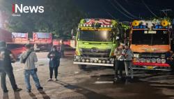 Polisi di Gowa Amankan Sejumlah Truk Tambang Galian C yang Beroperasi di Malam Hari