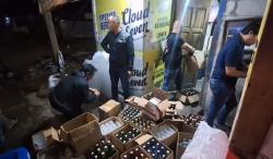 Polisi Gelar Operasi Pekat Lodaya 2025, Sita Ribuan Botol Miras Miras di Buahbatu dan Kiaracondong