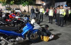 Bubarkan Balap Liar di Kartasura, Polres Sukoharjo Amankan 9 Motor Knalpot Brong