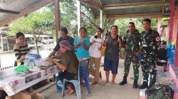 Satgas TMMD Ke-124 Kodim 1501/Ternate Bangun Kedekatan Emosional dengan Warga Worat-Worat