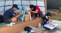Unik, Lomba Lukis Bung Karno dan Mewarnai Topeng Peringati dan Maknai Nilai Pancasila di Hari Lahir