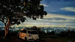 Keindahan City Light dan Sunrise dari Gunung Galunggung Tasikmalaya