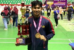 Personel Polres Kuansing Raih Perunggu di Kejuaraan Karate Riau Open 2025