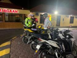 Ganggu Kenyamanan Masyarakat, Anggota Satlantas Polres Kobar Amankan 6 Motor Berknalpot Brong