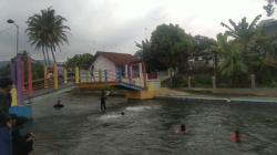 Melihat Keceriaan Anak-Anak Bermain dan Berenang di Kali Mejagong Randudongkal