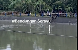 Detik-detik Dua Orang Tenggelam di Bendung Gerak Serayu