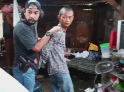 Sat Set, Polrestabes Semarang Tangkap Pemalak Supir Truk Dengan Bawa Samurai Yang Videonya Viral