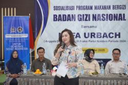 Sosialisasi Program MBG, Nafa Urbach Ajak Warga Magelang Peduli Pola Makan Sehat