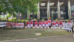 Demo Jilid III, Massa Kembali Desak KPK Seret Pihak yang Belum Tersentuh di Kasus Eks Bupati Langkat