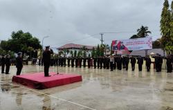 Meski Diguyur Hujan, Upacara Hari Lahir Pancasila di Polres Sinjai Berlangsung Khidmat