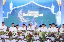 Jateng Bersholawat Bersama Ribuan Warga  Peringati 100 Hari Kepemimpinan Ahmad Luthfi-Taj Yasin