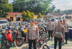 Polres Purbalingga Bubarkan Ratusan Remaja Terlibat Balap Liar, 50 Motor Diamankan