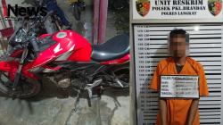Bawa Kabur Motor dari Depan Warnet, IR Tertangkap di Pinggir Jalan oleh Tim Reskrim Polsek Pangkalan